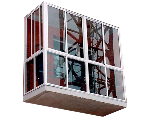 Алюминиевое остекление балконов в Смоленске